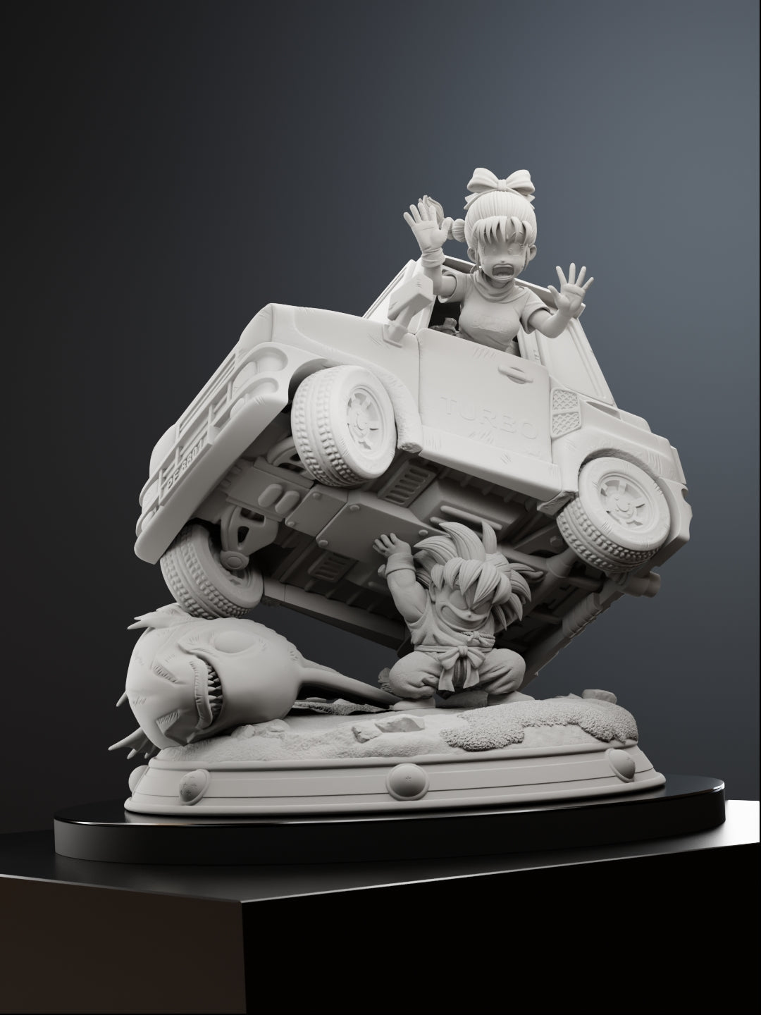 The Capsule Roadtrip Statue