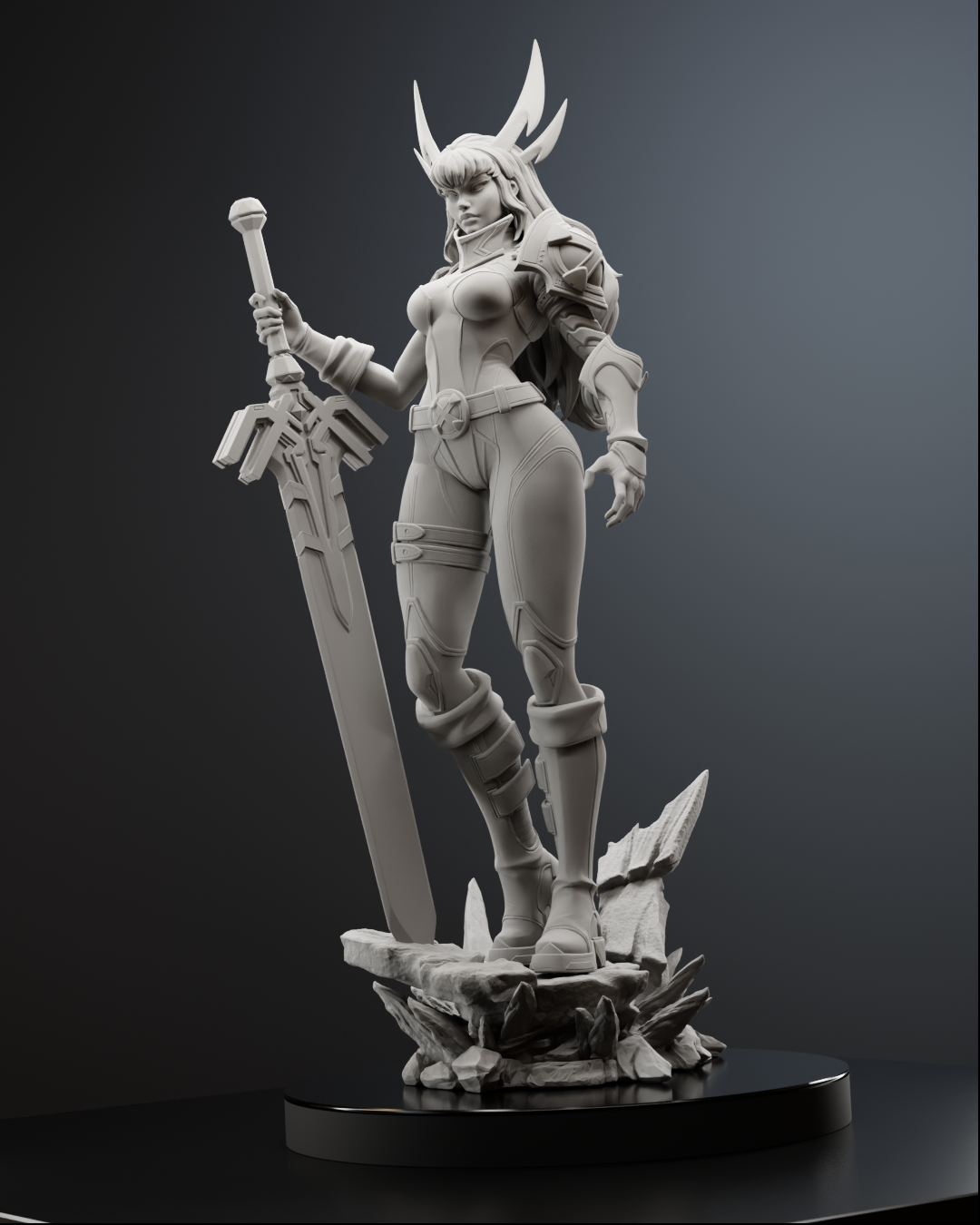 The Darkblade Statue