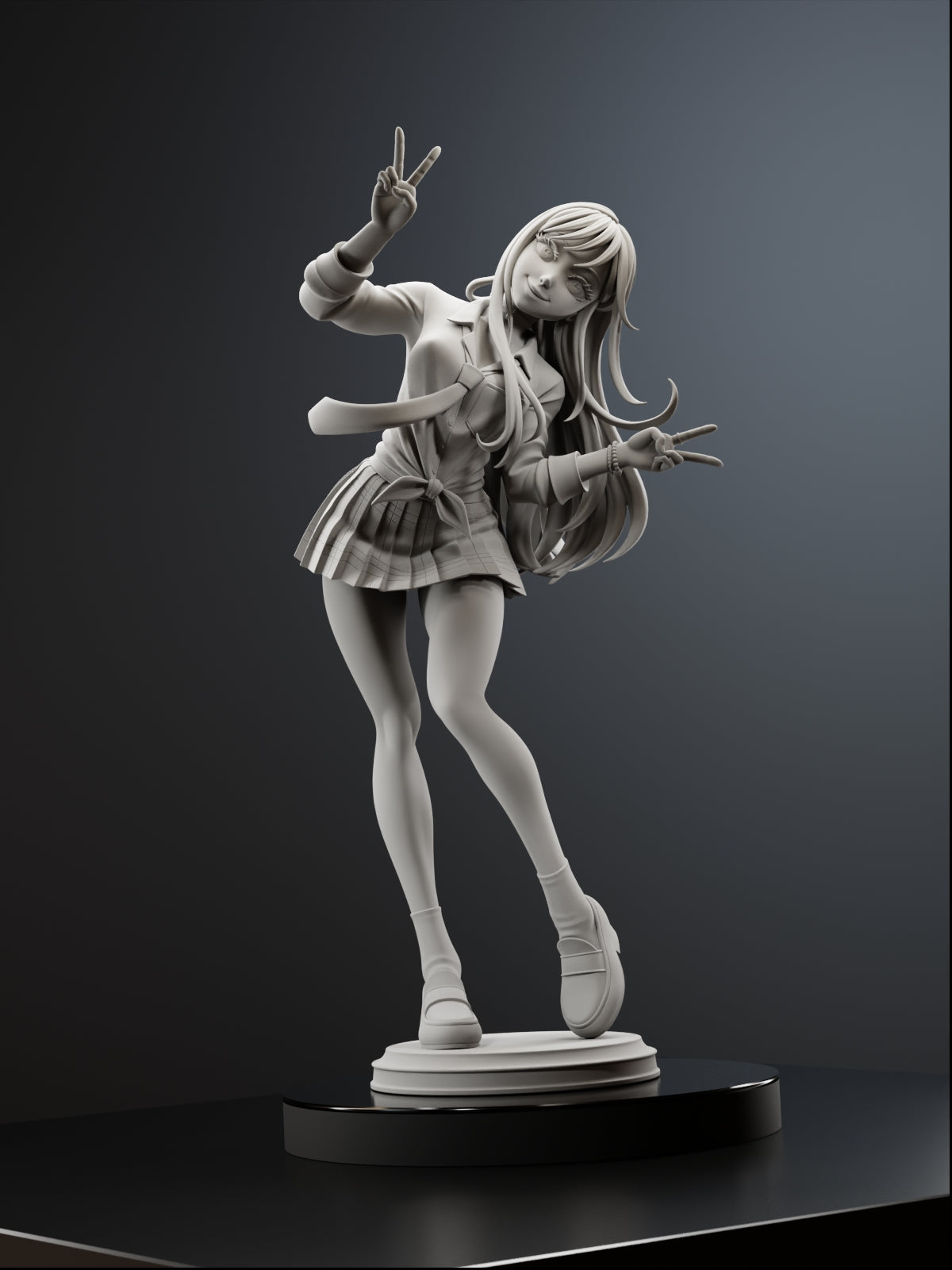 The Cosplay Girl | Maximum Detailed 12K 3D printed figure