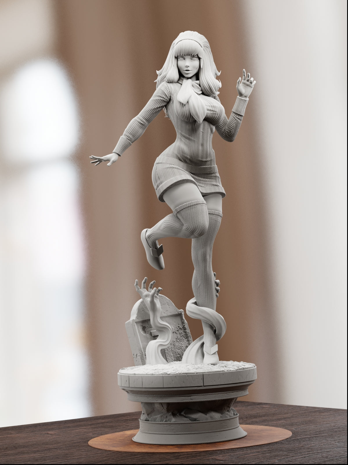 The Glamorous Sleuth | Maximum Detailed 12K 3D printed figure