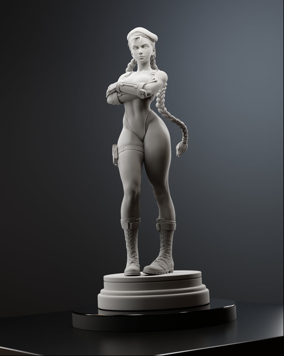 Braided Fighter Statue