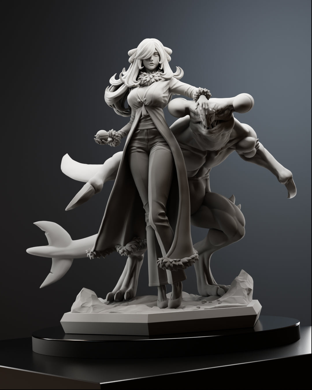 Sinnoh Legend Statue