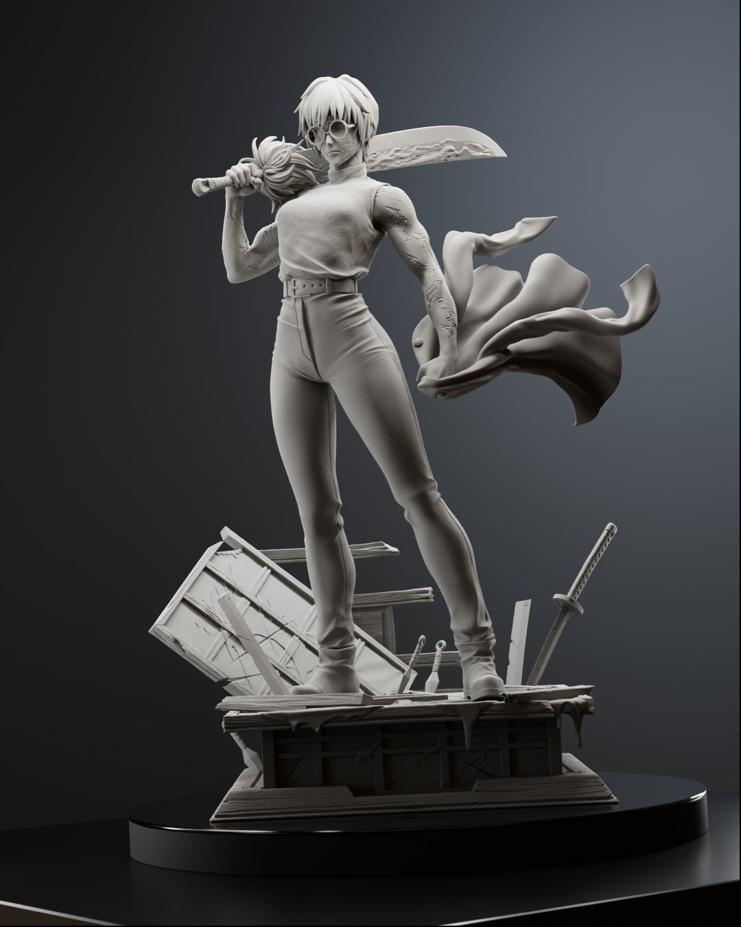 The Split Soul Statue