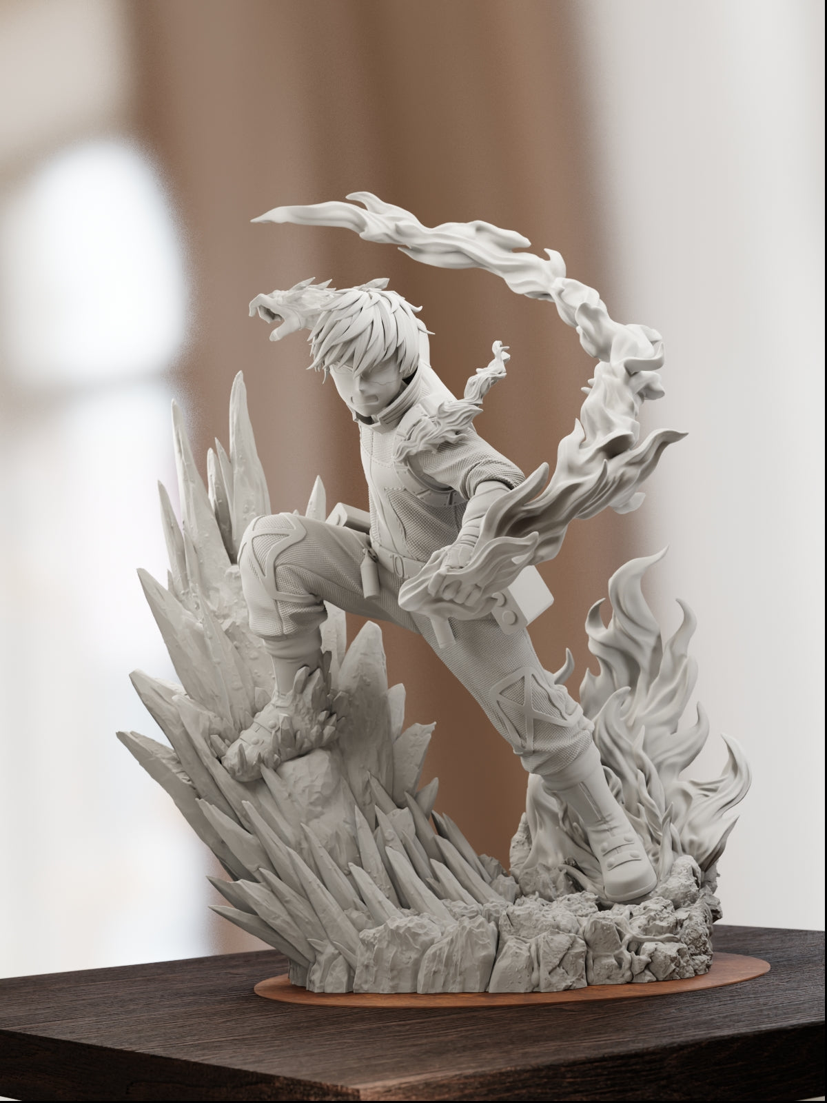 The Fire and Ice | Maximum Detailed 12K 3D Printed Figure