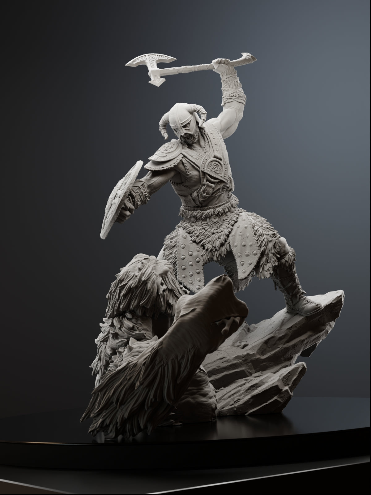 The Dragonborn Statue