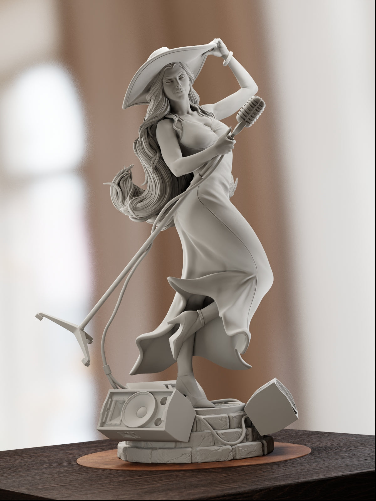 The Jazz Queen | Maximum Detailed 12K 3D printed figure