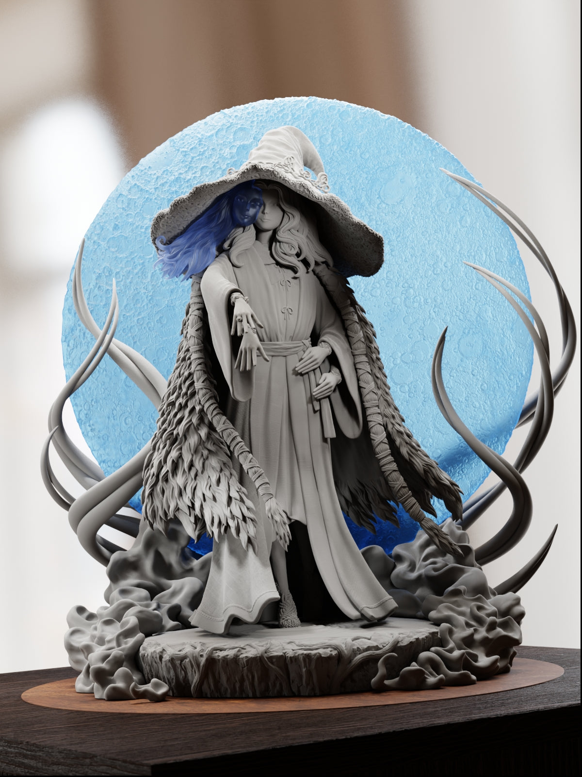 The Witch | Maximum Detailed 12K 3D printed figure