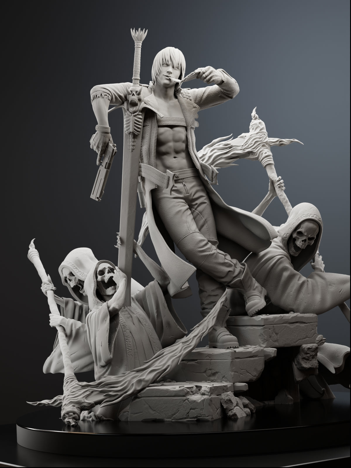 The Devil Hunter Statue