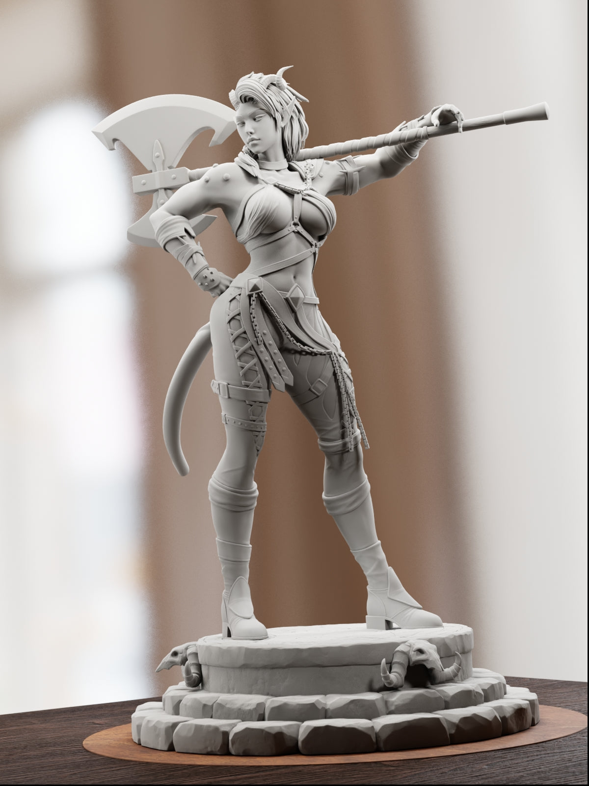 Red Devil Karlach | Maximum Detailed 12K 3D printed figure