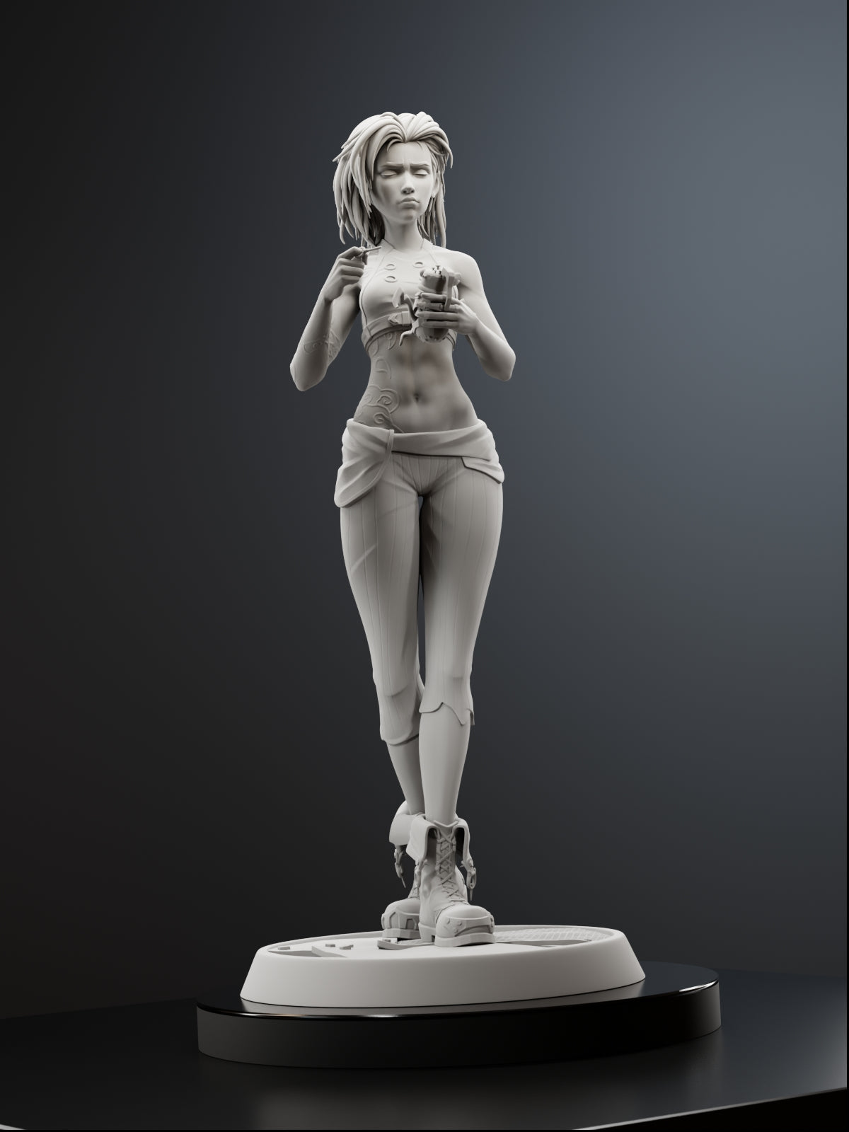 The Broken Sister | Maximum Detailed 12K 3D printed figure