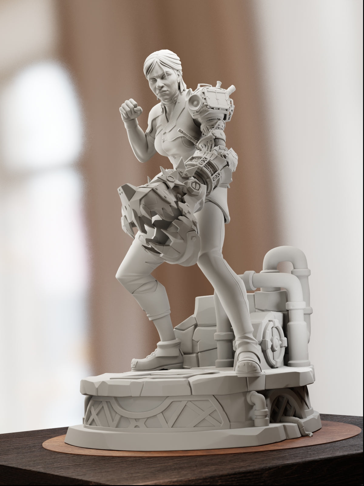 The Shimmer Fist | Maximum Detailed 12K 3D printed figure