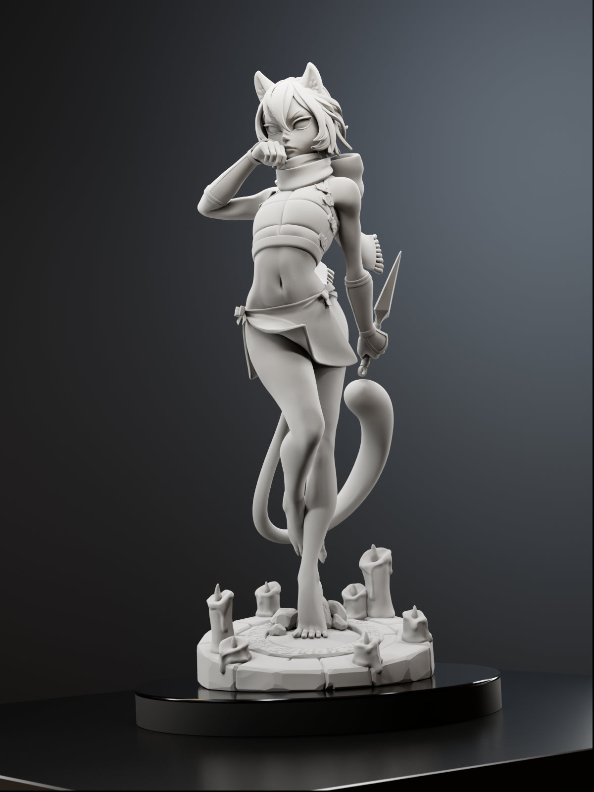 The Feral Blade Statue