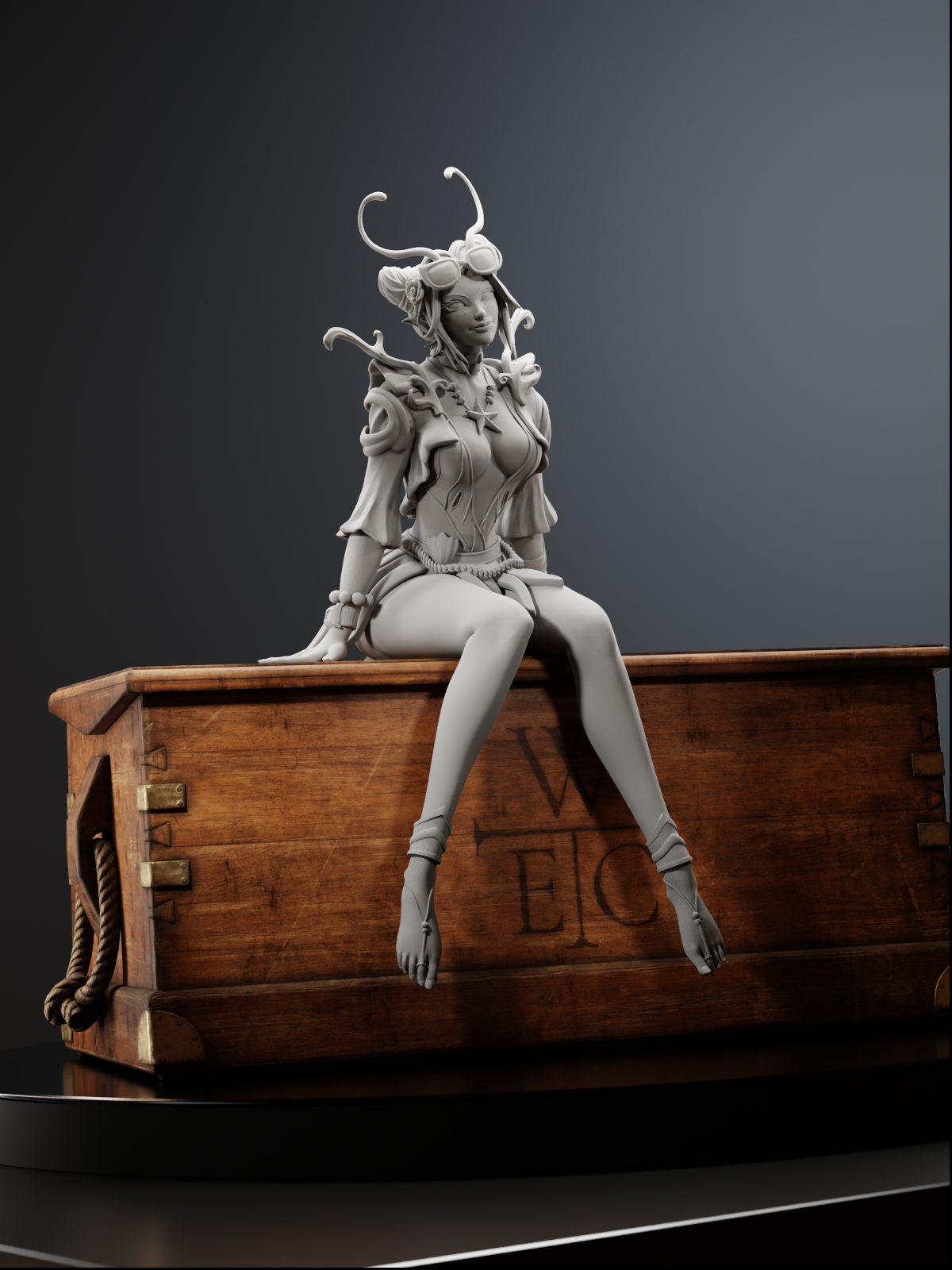 The Cosmic Healer | Maximum Detailed 12K 3D printed figure