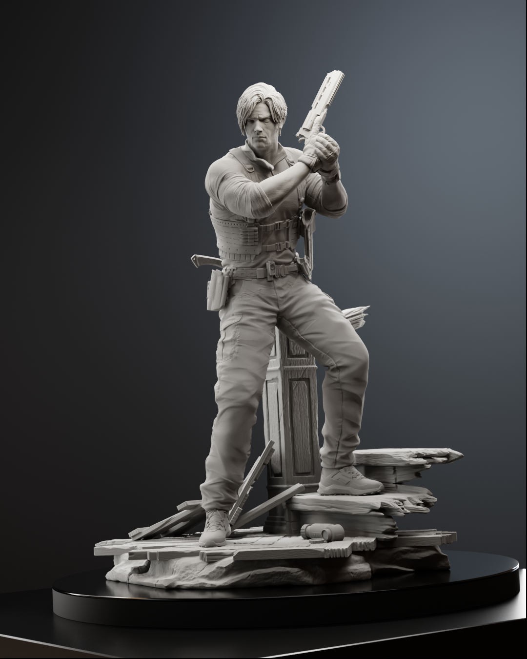 The Midnight Agent Statue
