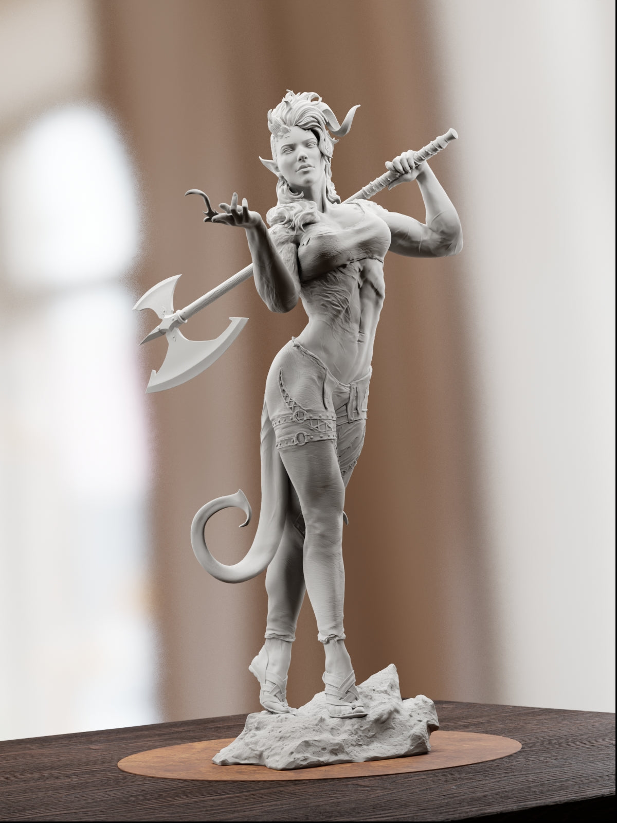 Burning Devil Karlach | Maximum Detailed 12K 3D printed figure