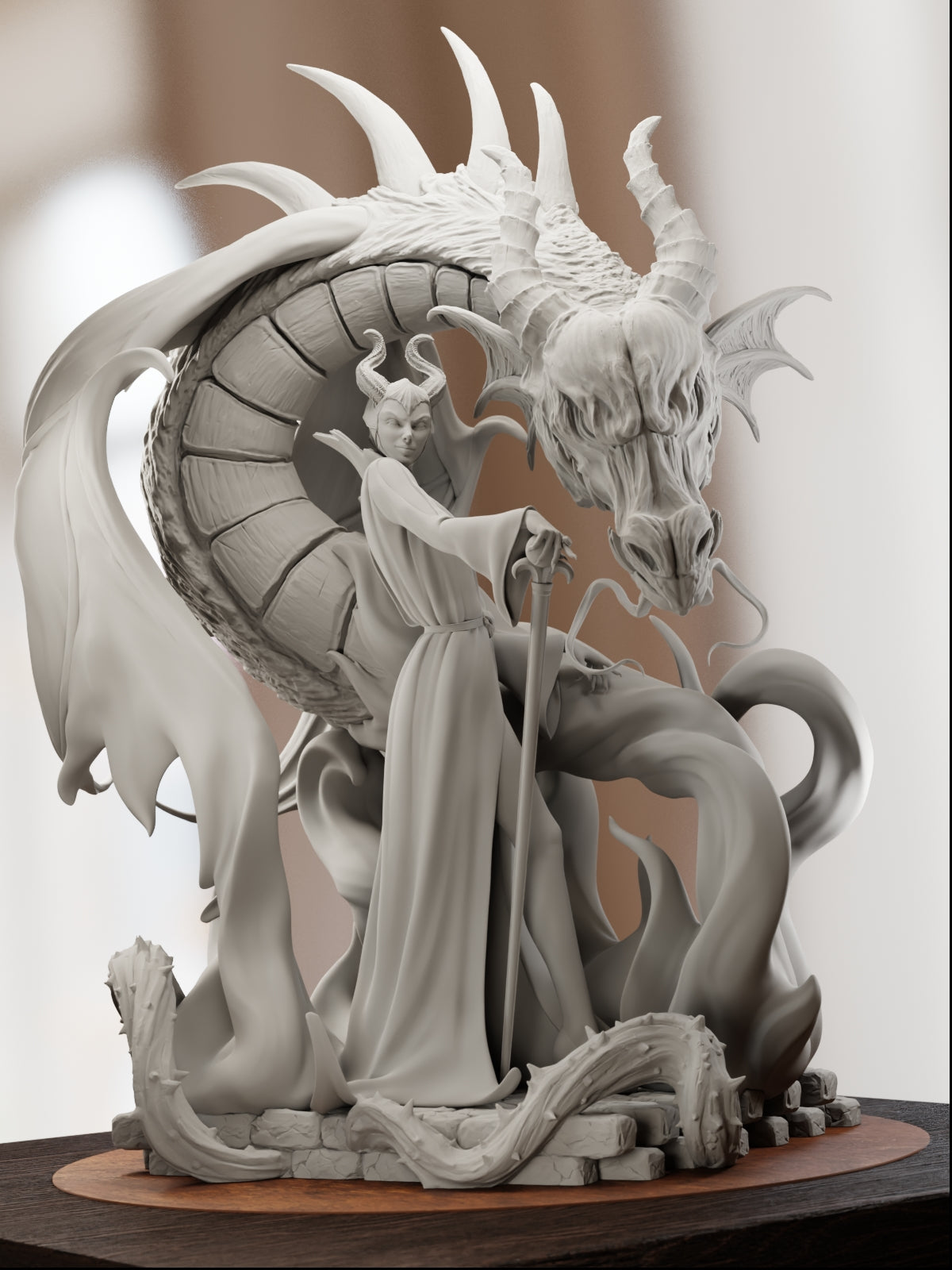 The Mistress of Evil | Maximum Detailed 12K 3D printed figure