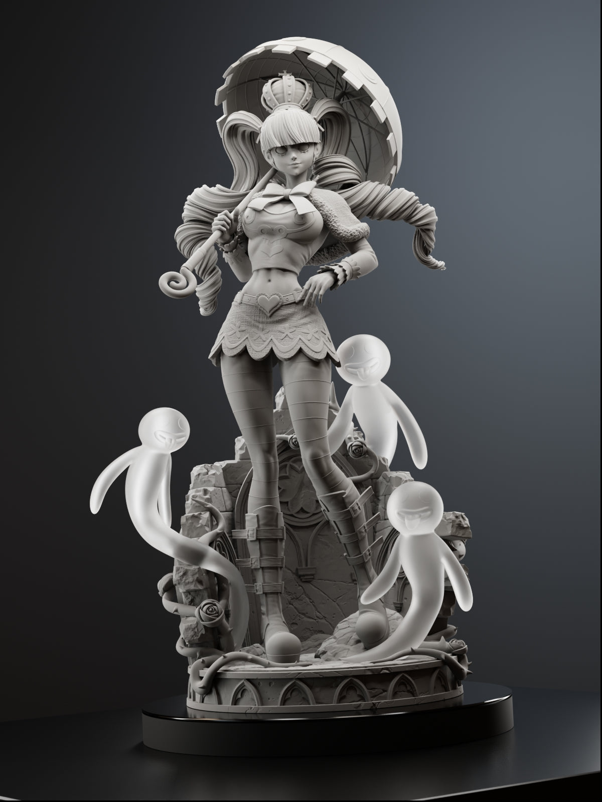 Hollow-Hollow Princess | Maximum Detailed 12K 3D printed figure