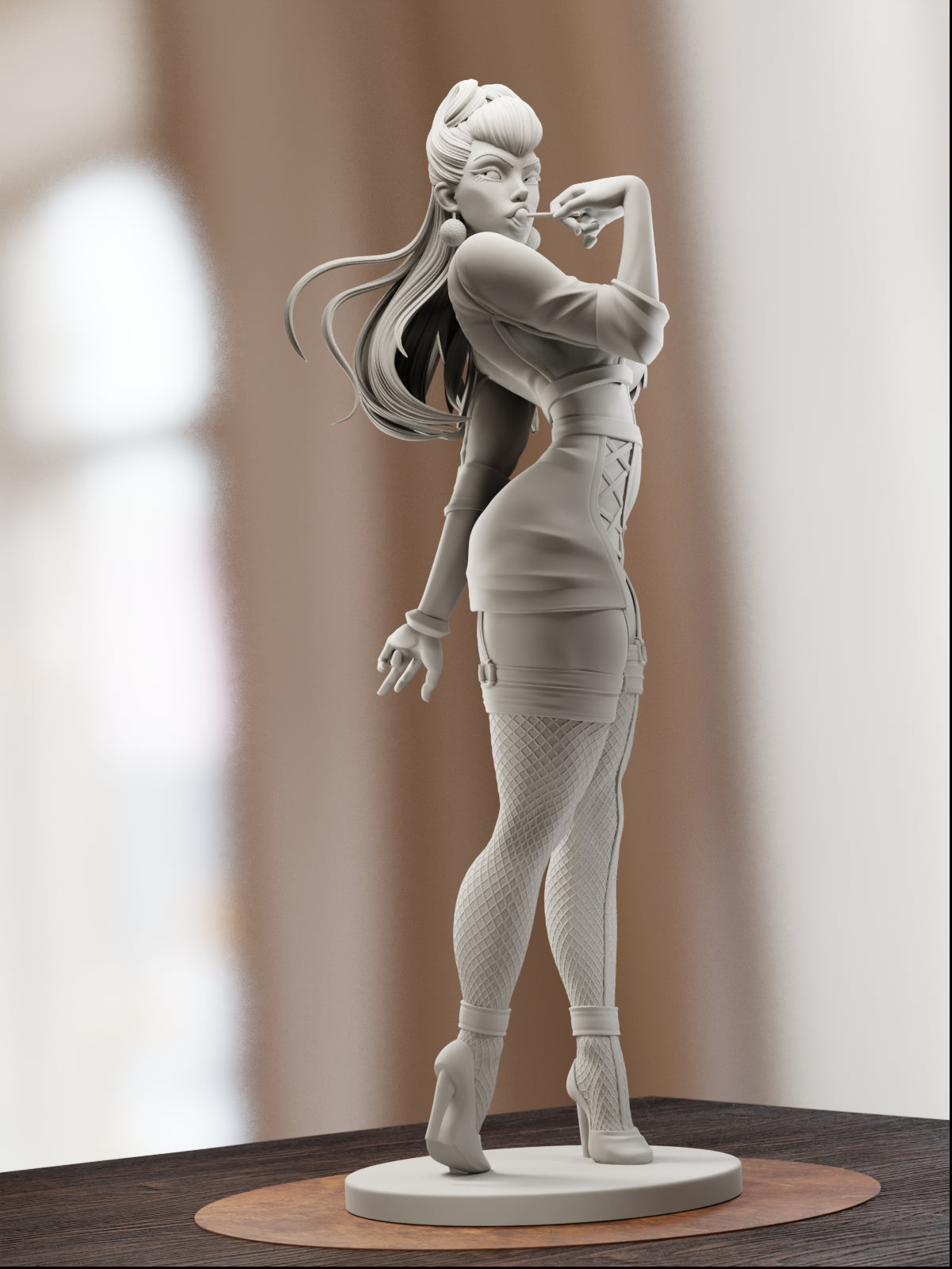 The Demon Diva | Maximum Detailed 12K 3D printed figure
