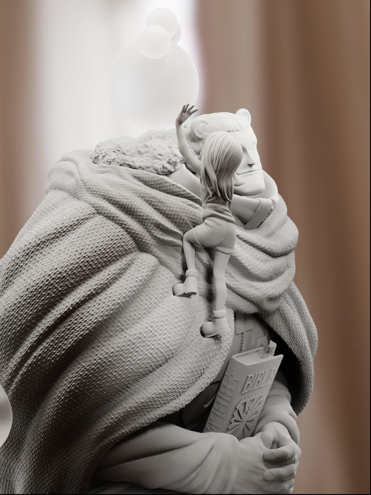 The Gentle Giant | Maximum Detailed 12K 3D printed figure