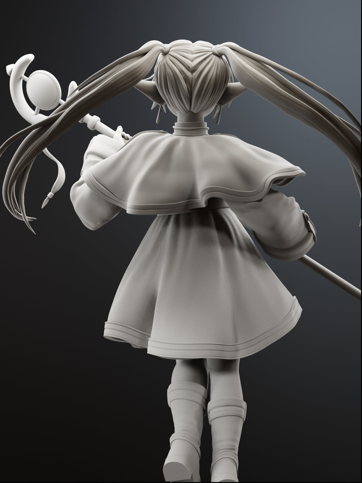 The Eternal Mage | Maximum Detailed 12K 3D printed figure