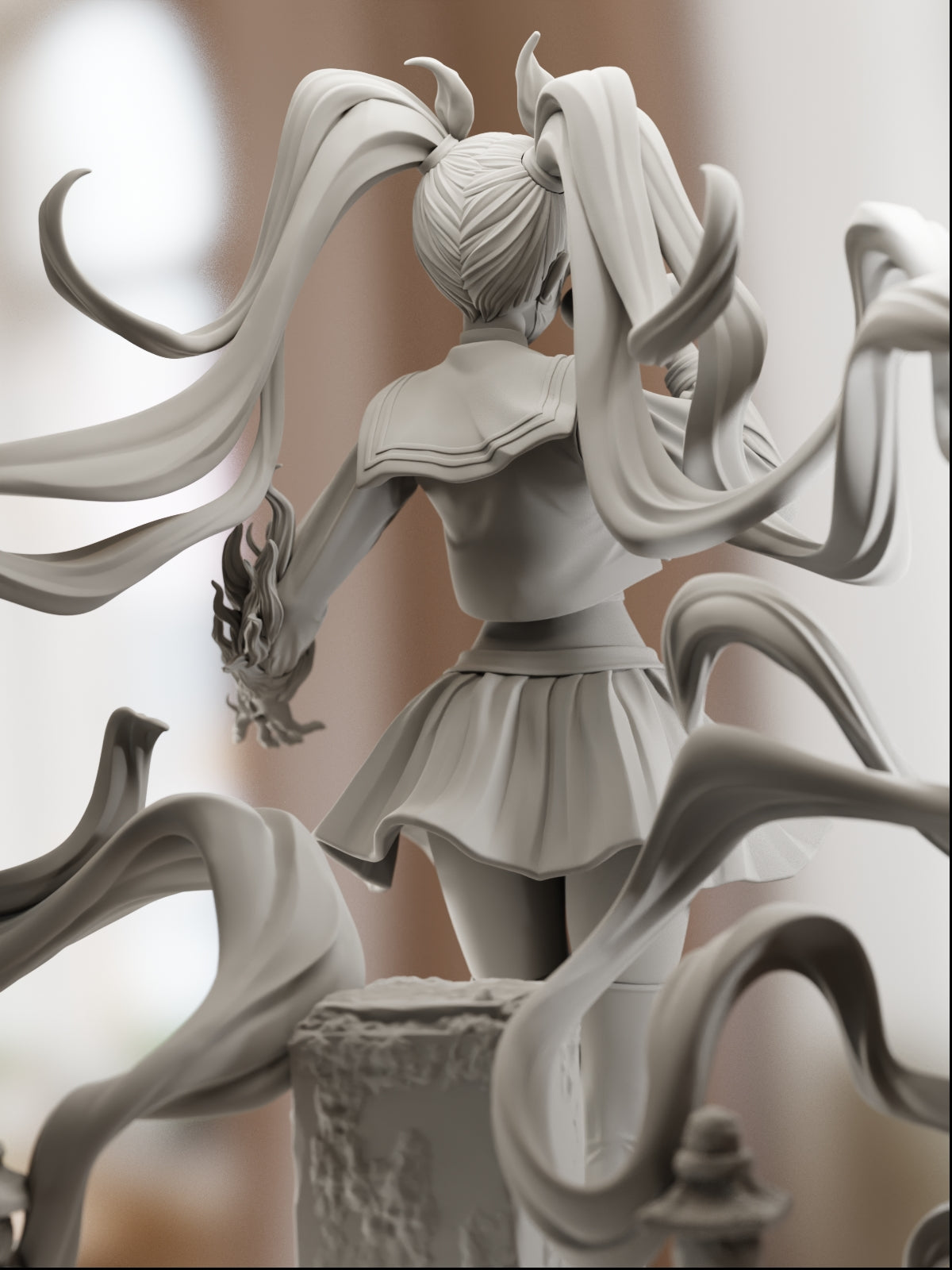 The Virtual Idol | Maximum Detailed 12K 3D printed figure