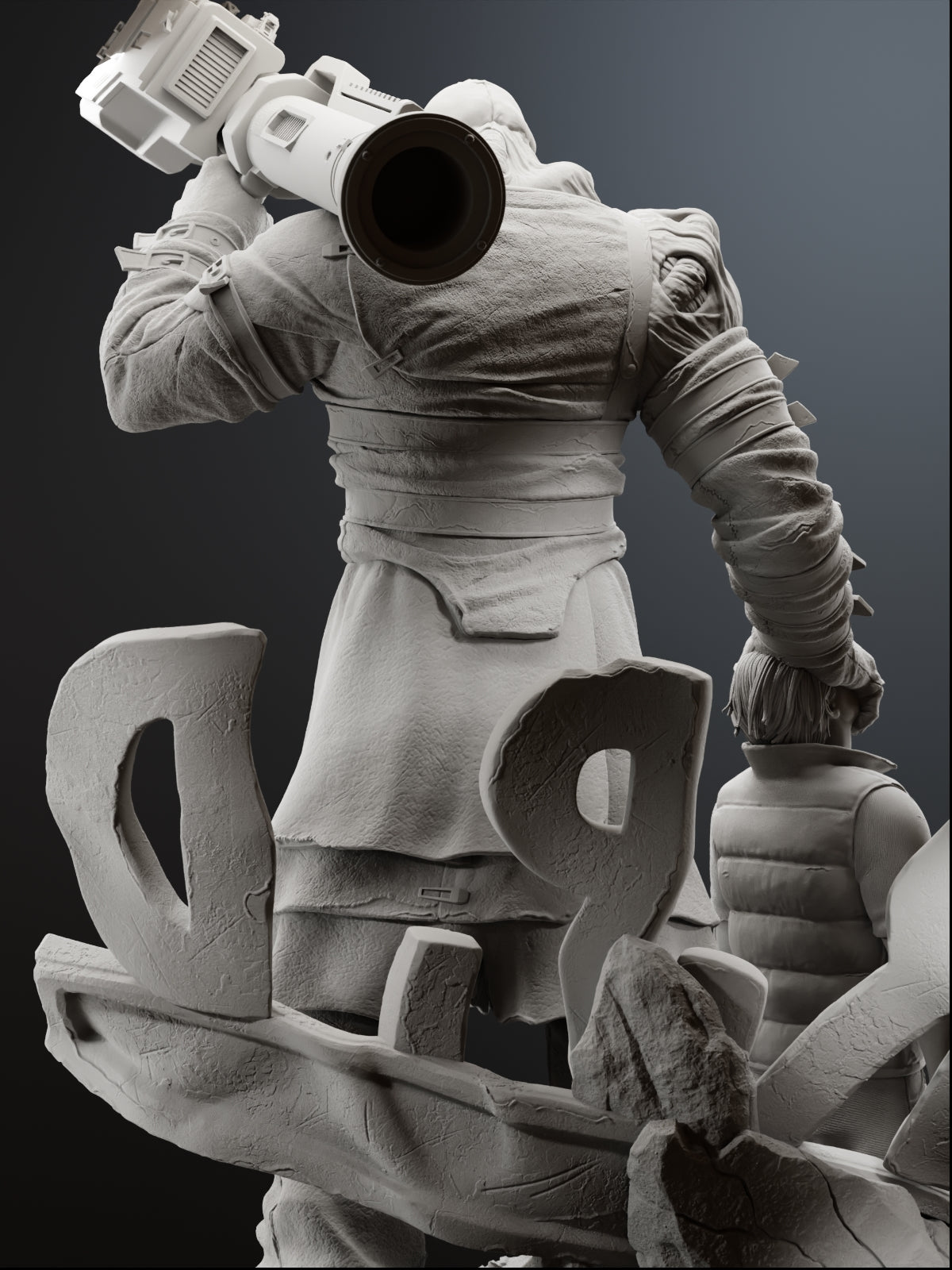 The Pursuer | Maximum Detailed 12K 3D printed figure