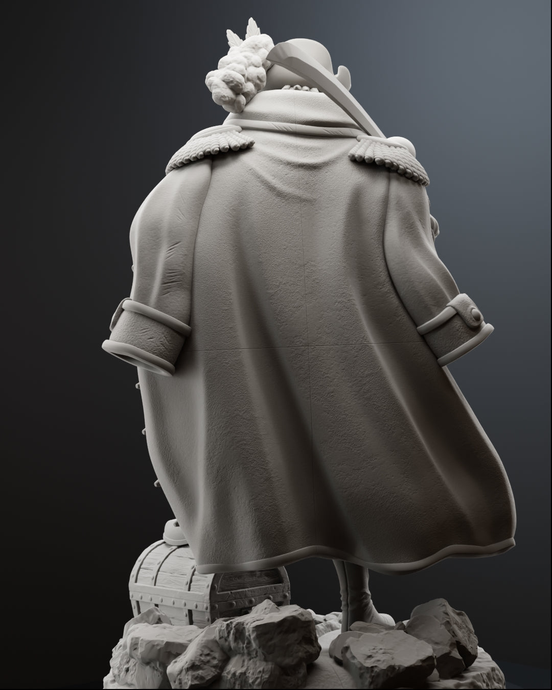 Legendary Pirate King Statue