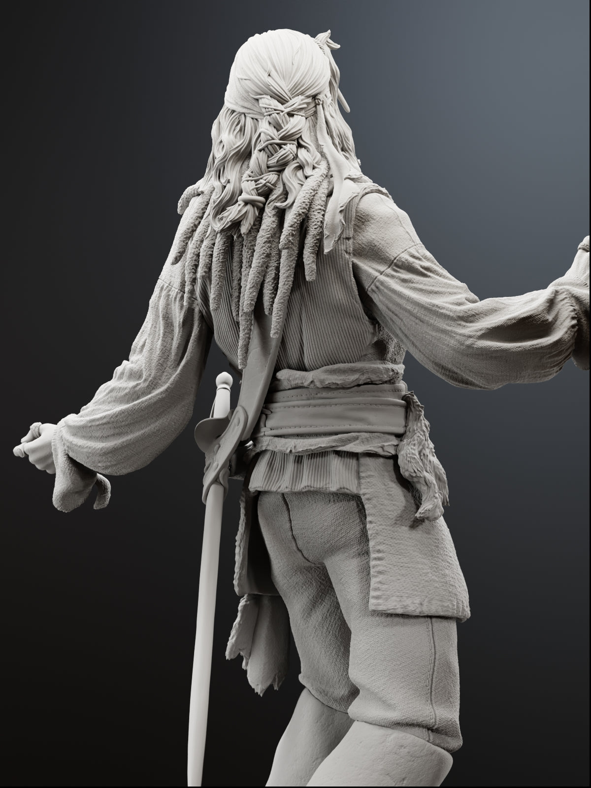 The Gentleman Pirate Statue