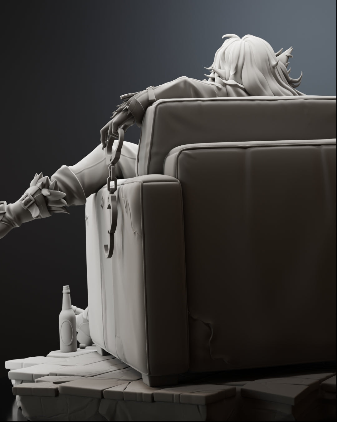The Bounty Wolf Statue