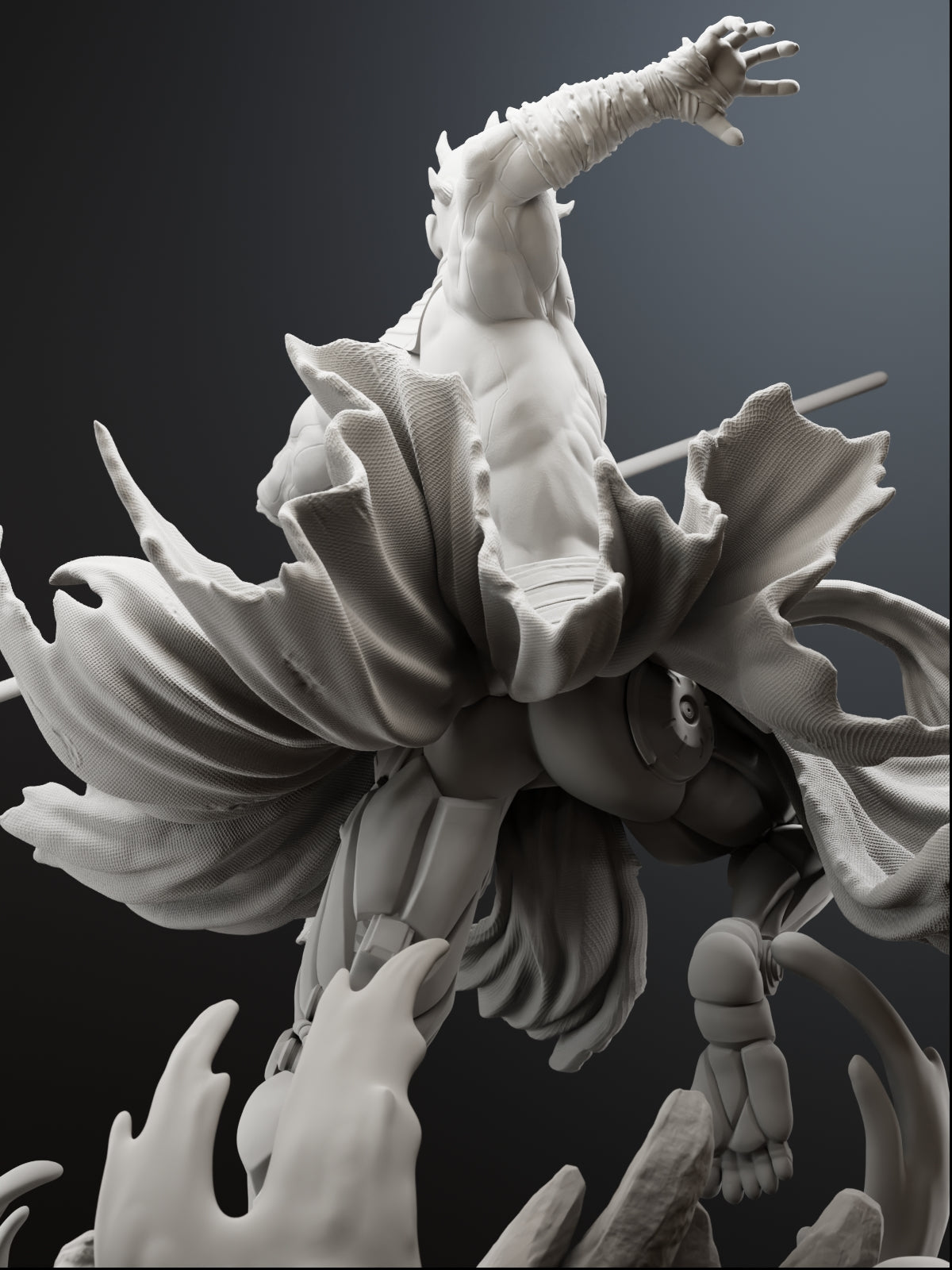 The Crimson Phantom | Maximum Detailed 12K 3D printed figure