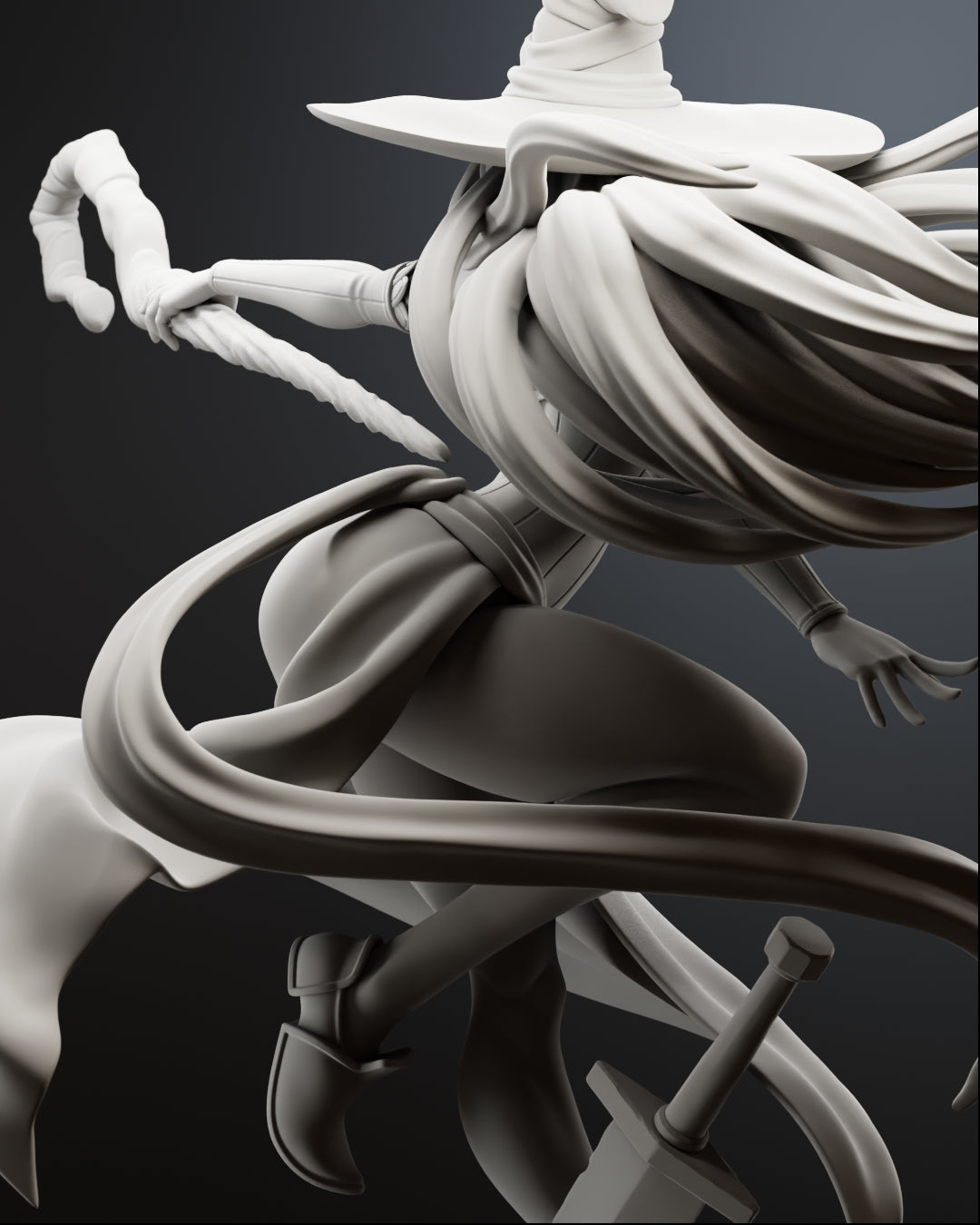 The Velvet Arcanist Statue