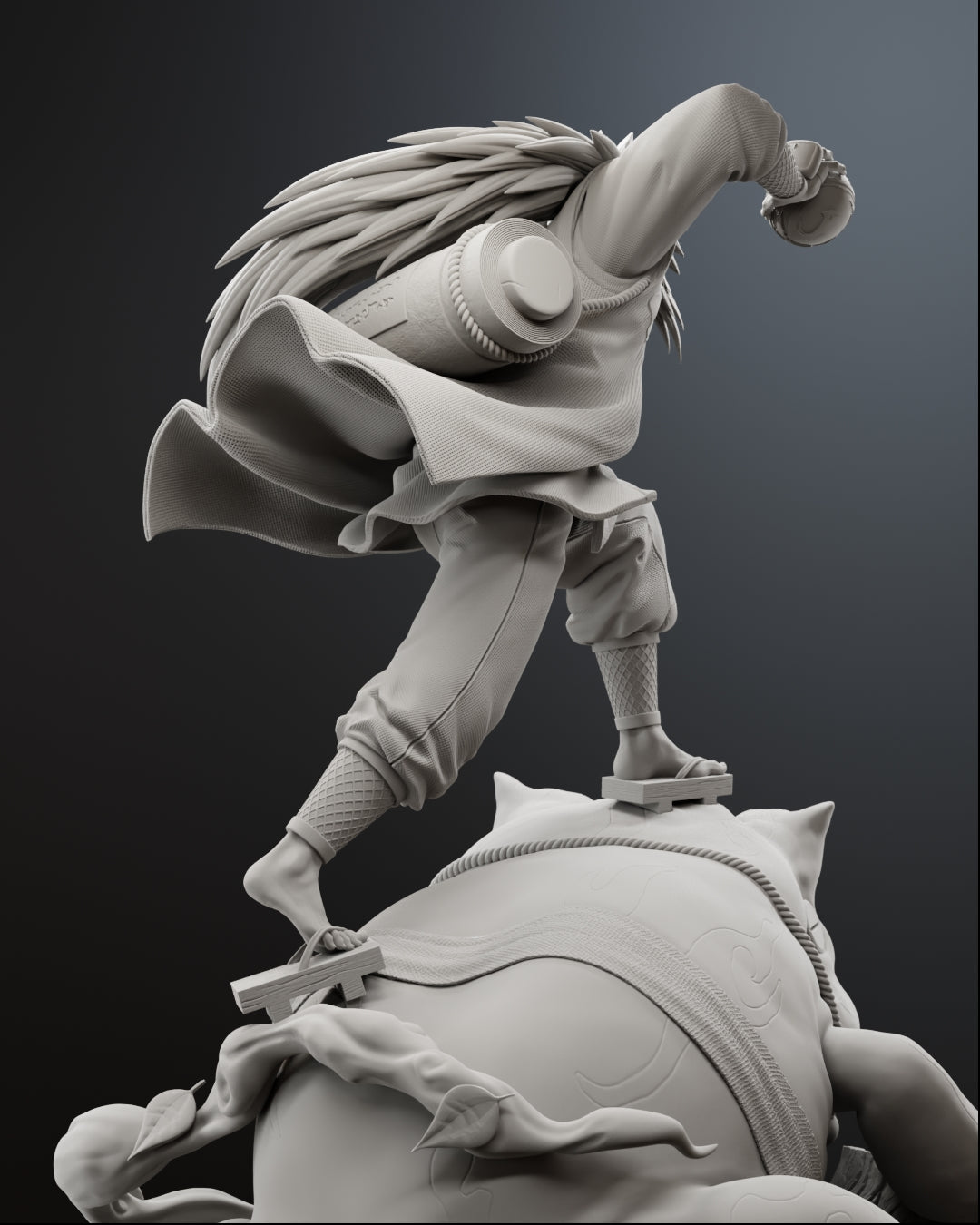 The Toad Sage Statue