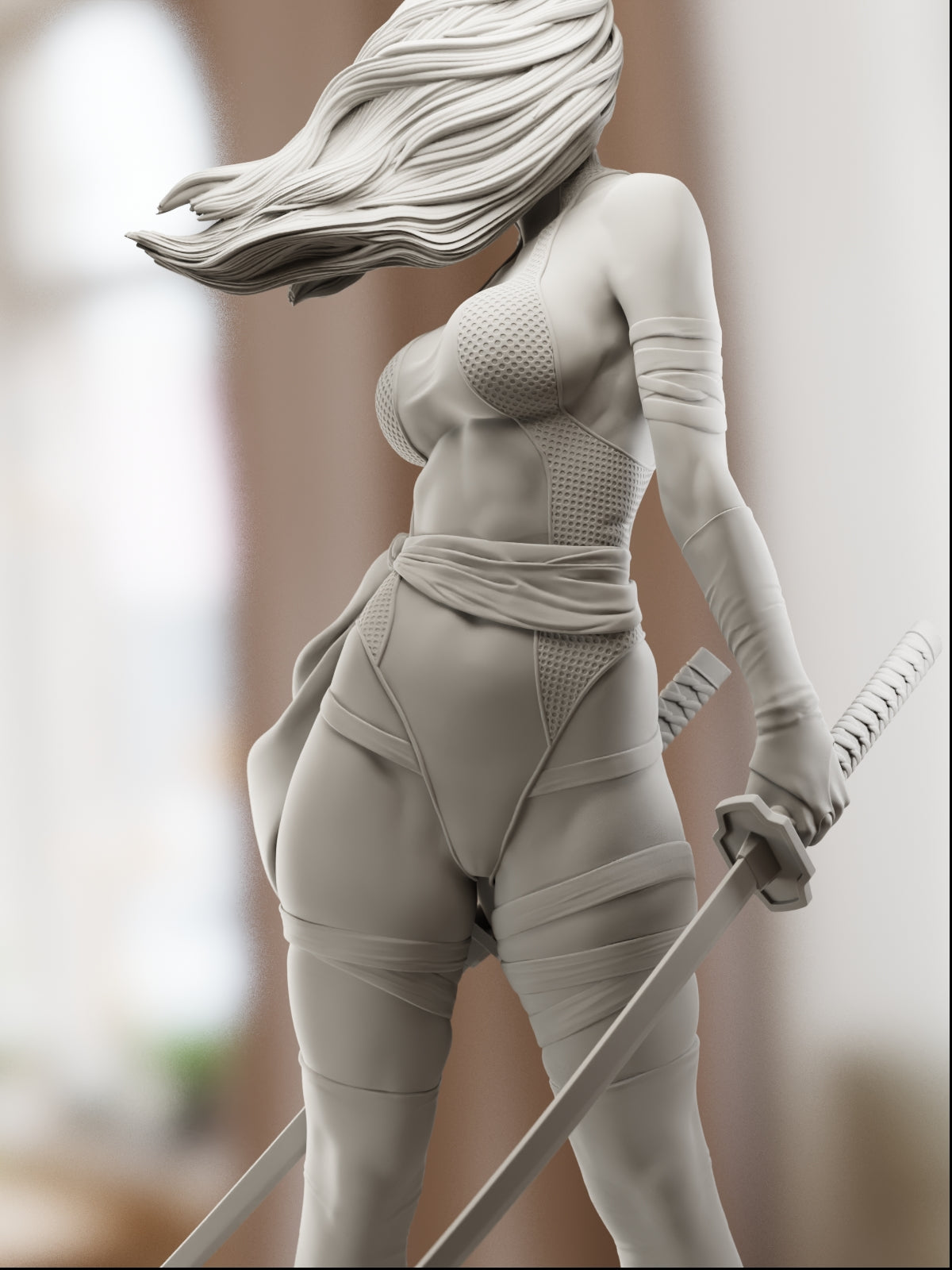 The Psychic Assassin | Maximum Detailed 12K 3D printed figure