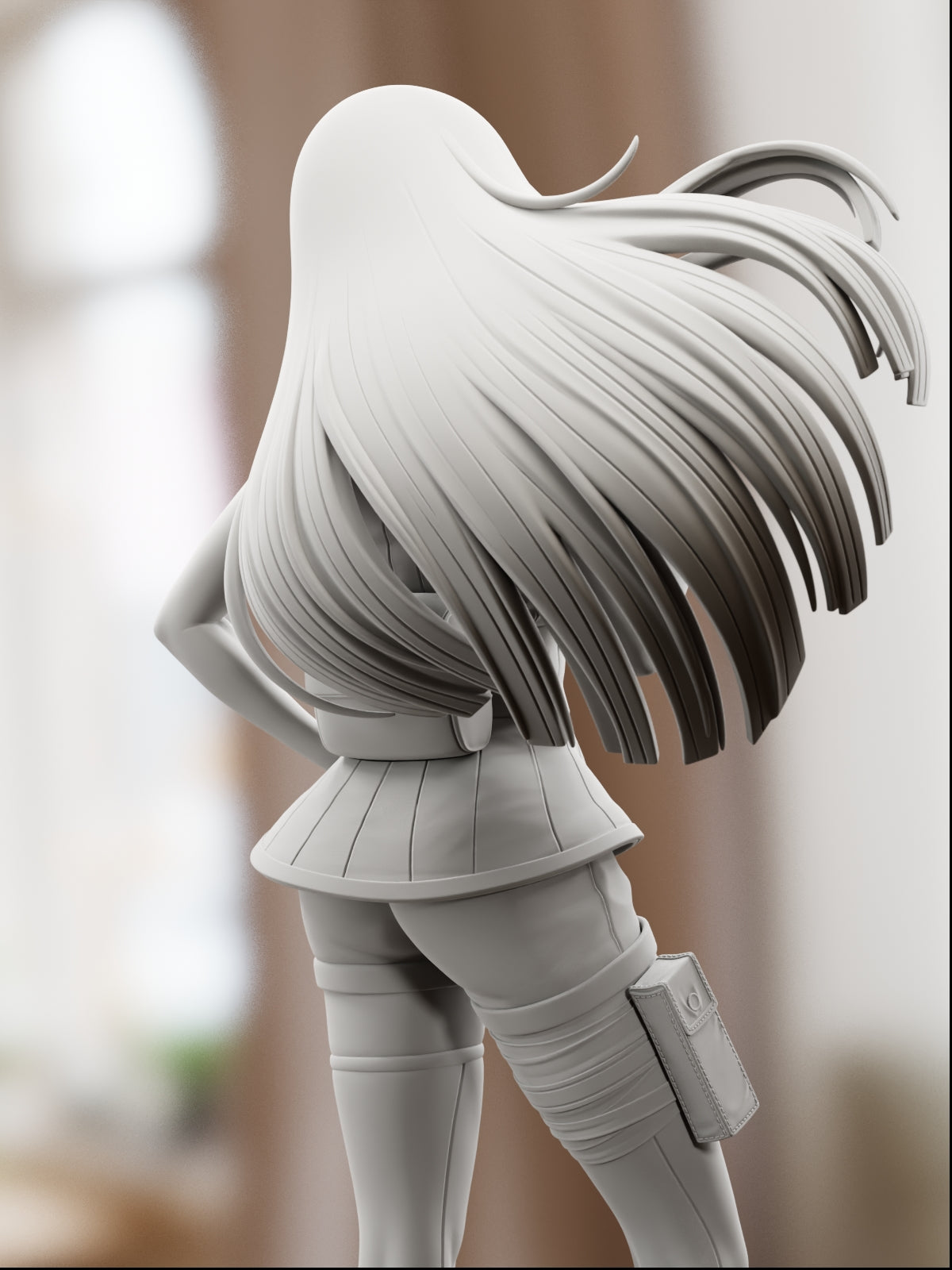 The Shy Blossom | Maximum Detailed 12K 3D Printed Figure