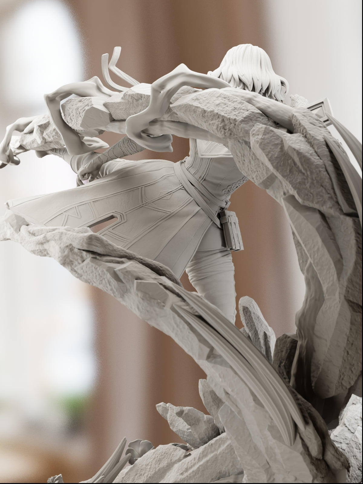 The Veilborn | Maximum Detailed 12K 3D printed figure
