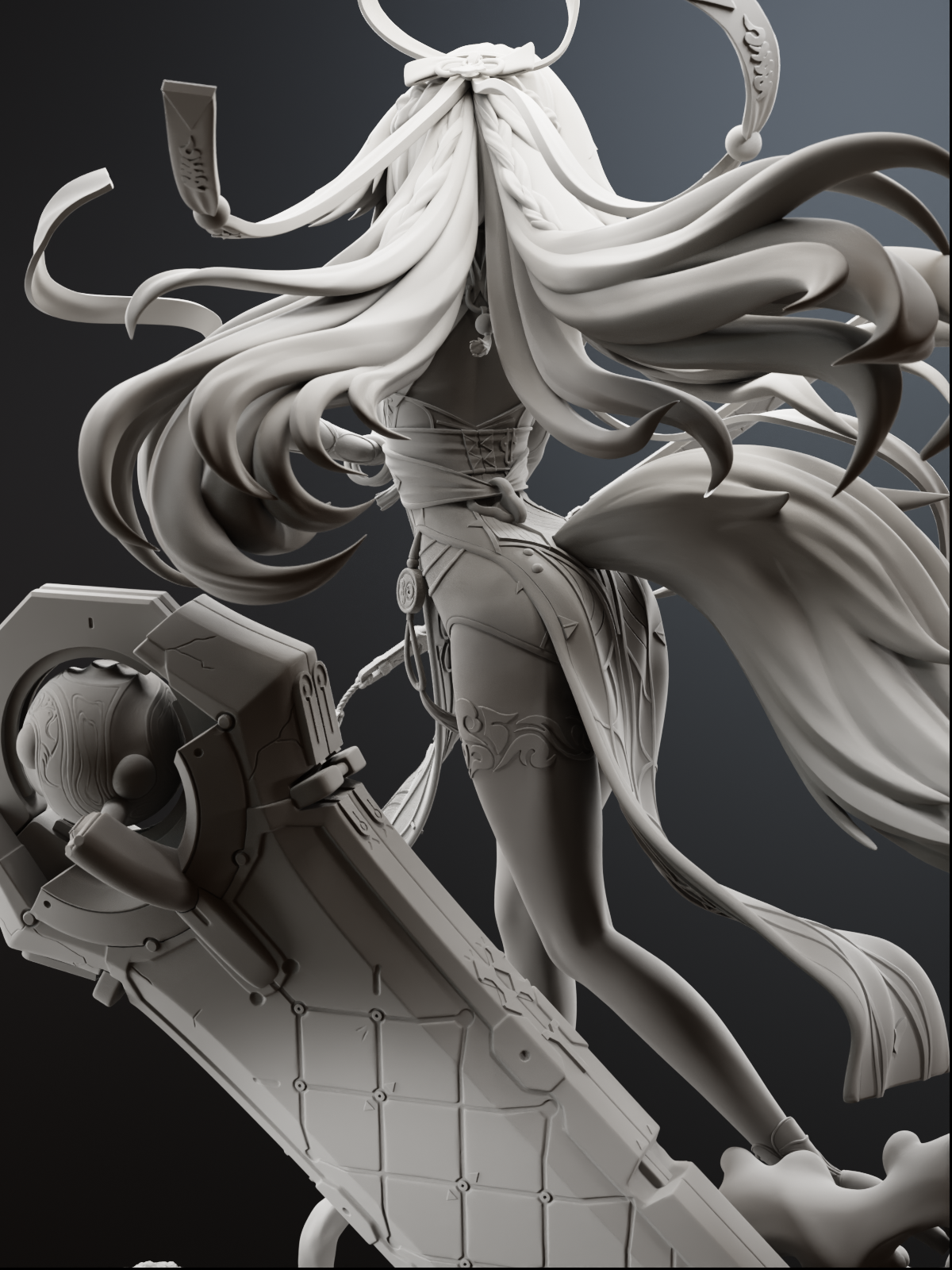 New Eridu Operative Statue
