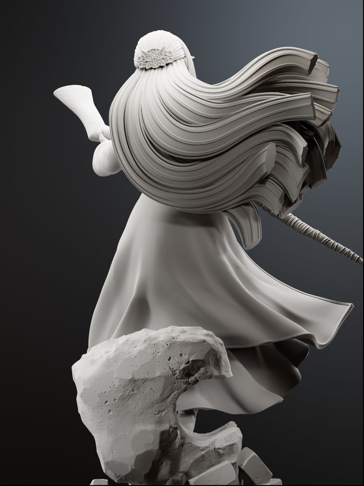 The Moonlit Mage | Maximum Detailed 12K 3D printed figure