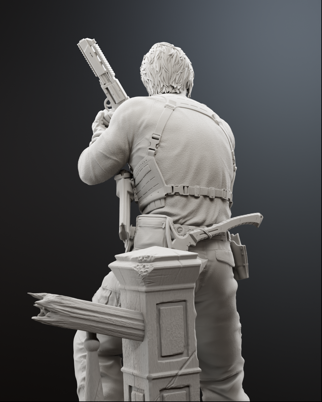 The Midnight Agent Statue