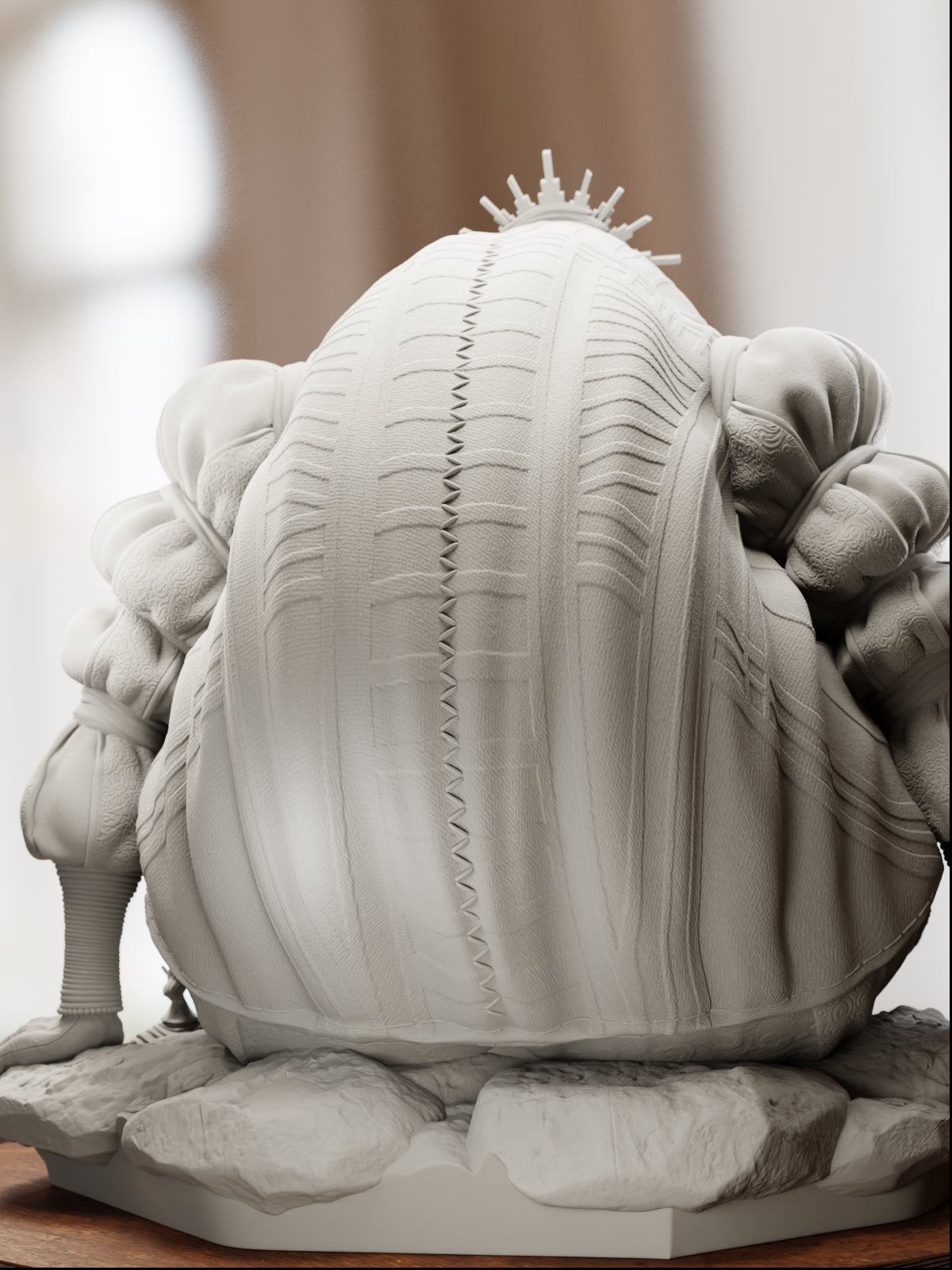 The Veiled Resolve | Maximum Detailed 12K 3D printed figure