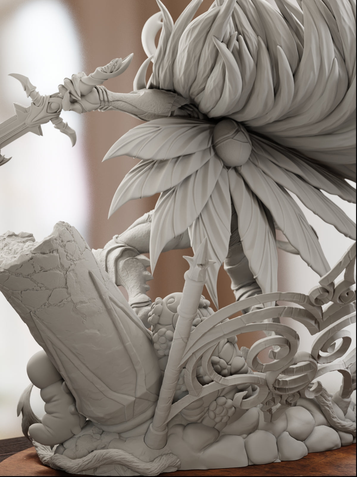 The Knight | Maximum Detailed 12K 3D printed figure