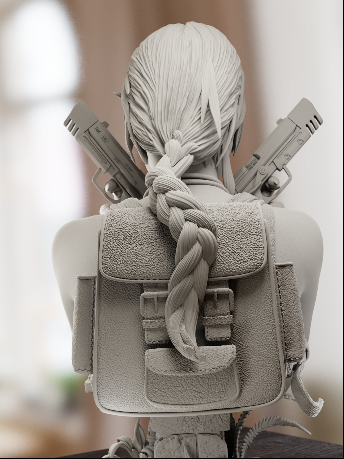 Queen of Adventure | Maximum Detailed 12K 3D printed bust