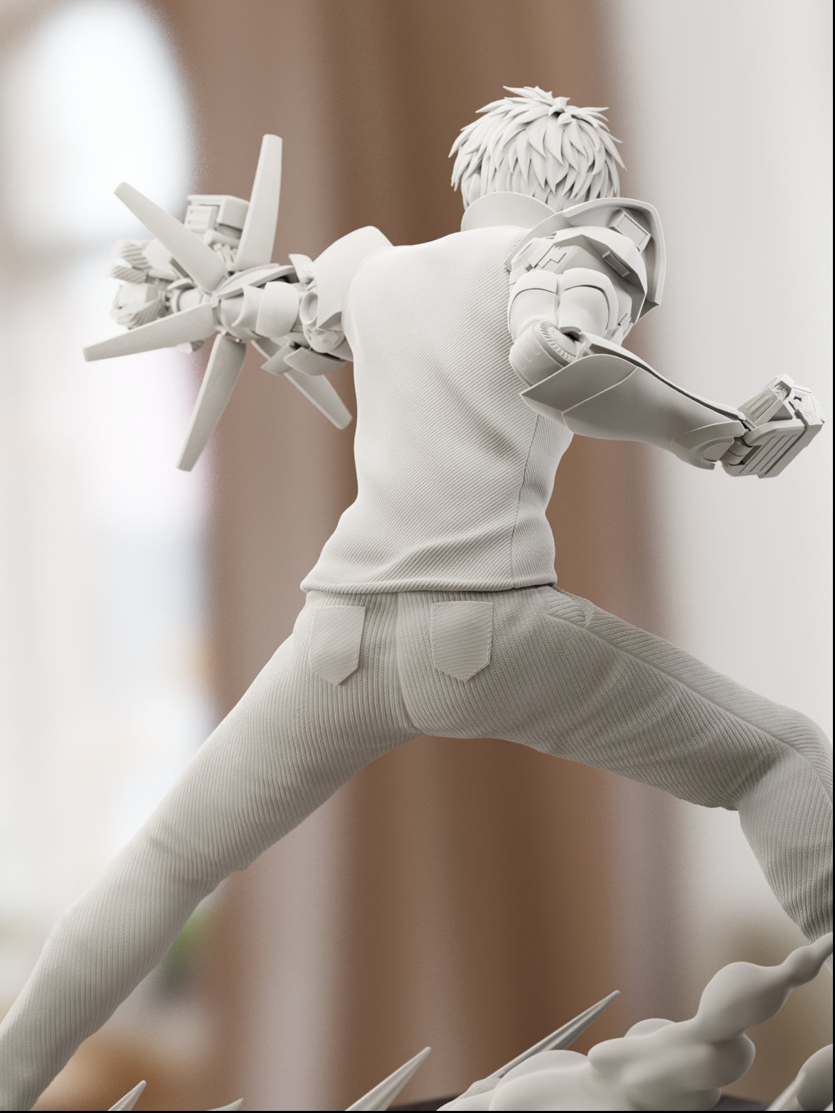 The Demon Cyborg | Maximum Detailed 12K 3D Printed Figure