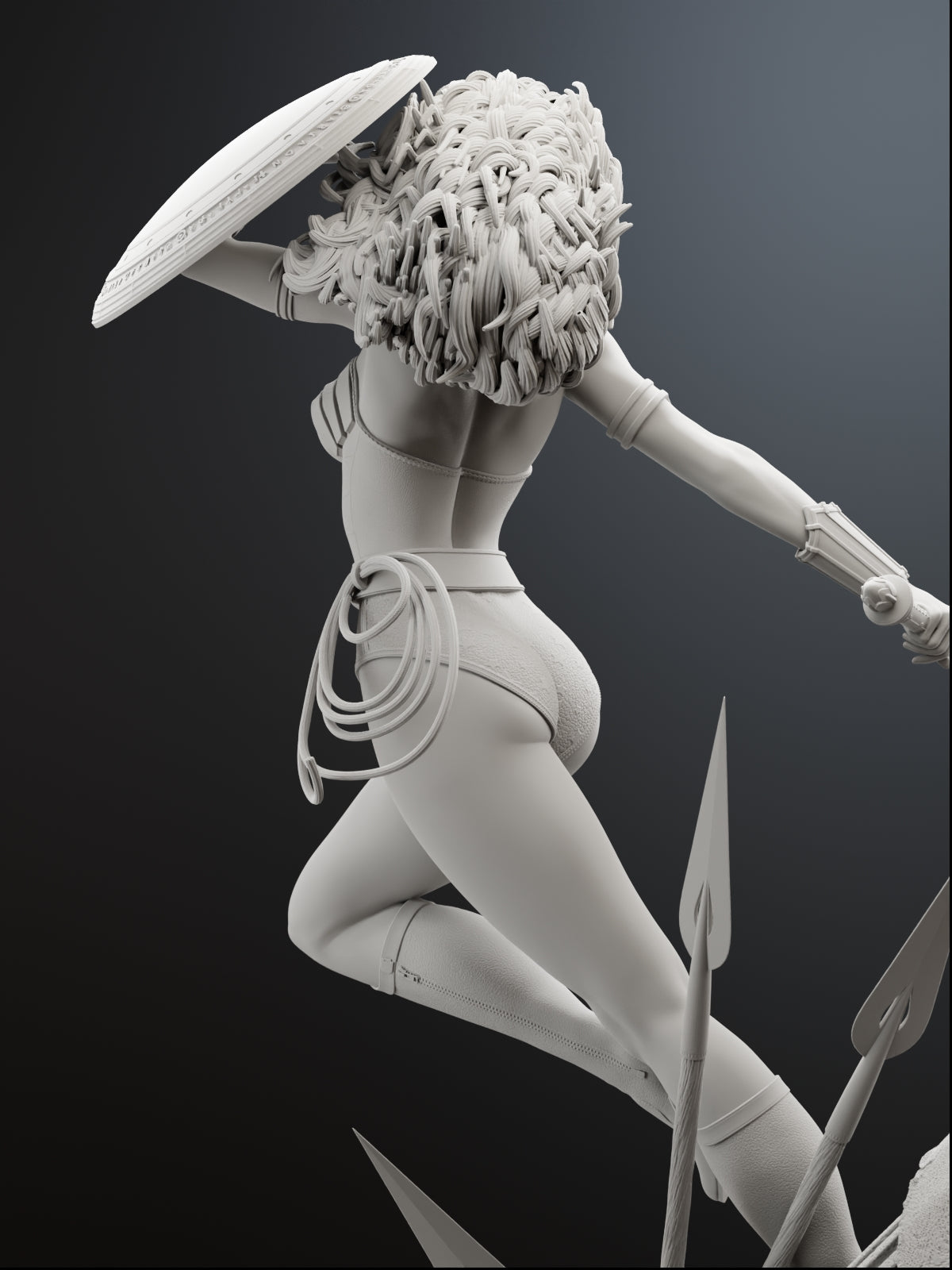 Princess Diana | Maximum Detailed 12K 3D printed figure