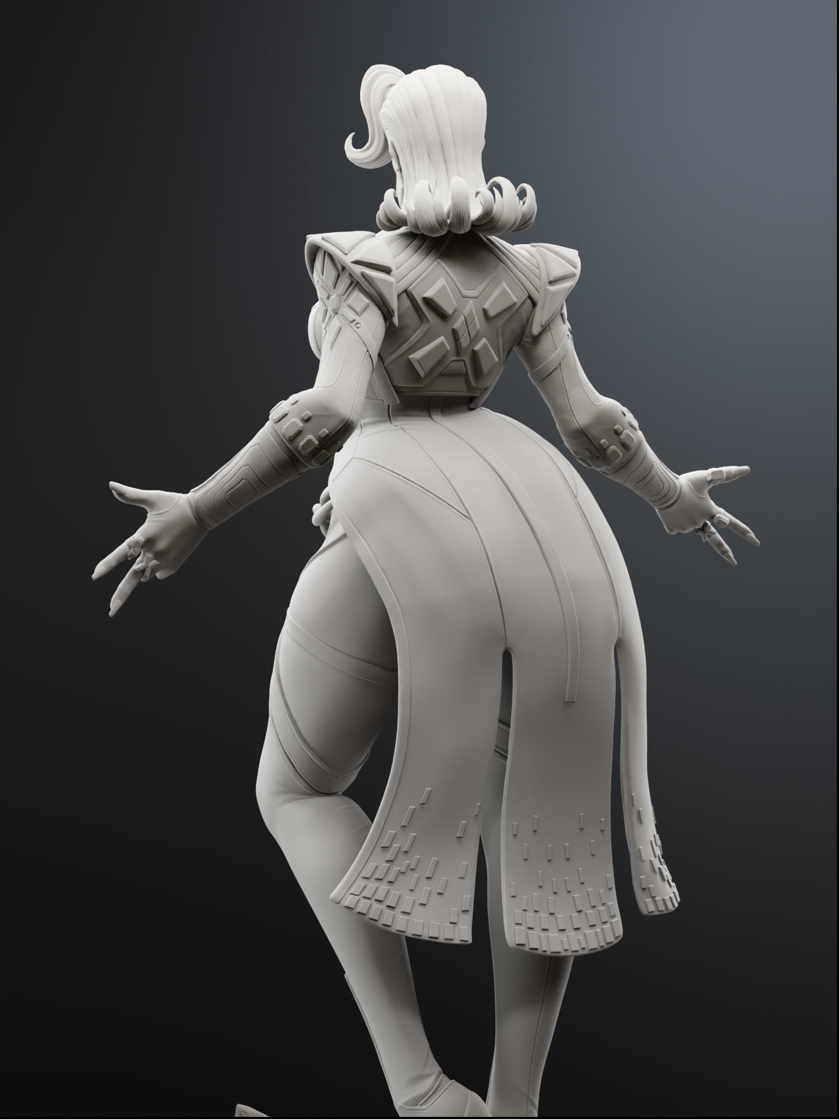 Frost Revolution | Maximum Detailed 12K 3D printed figure