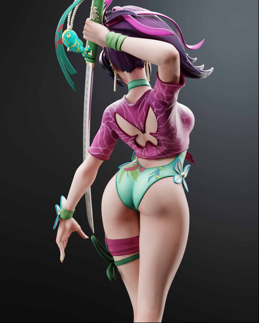The Psychic Kunoichi Statue