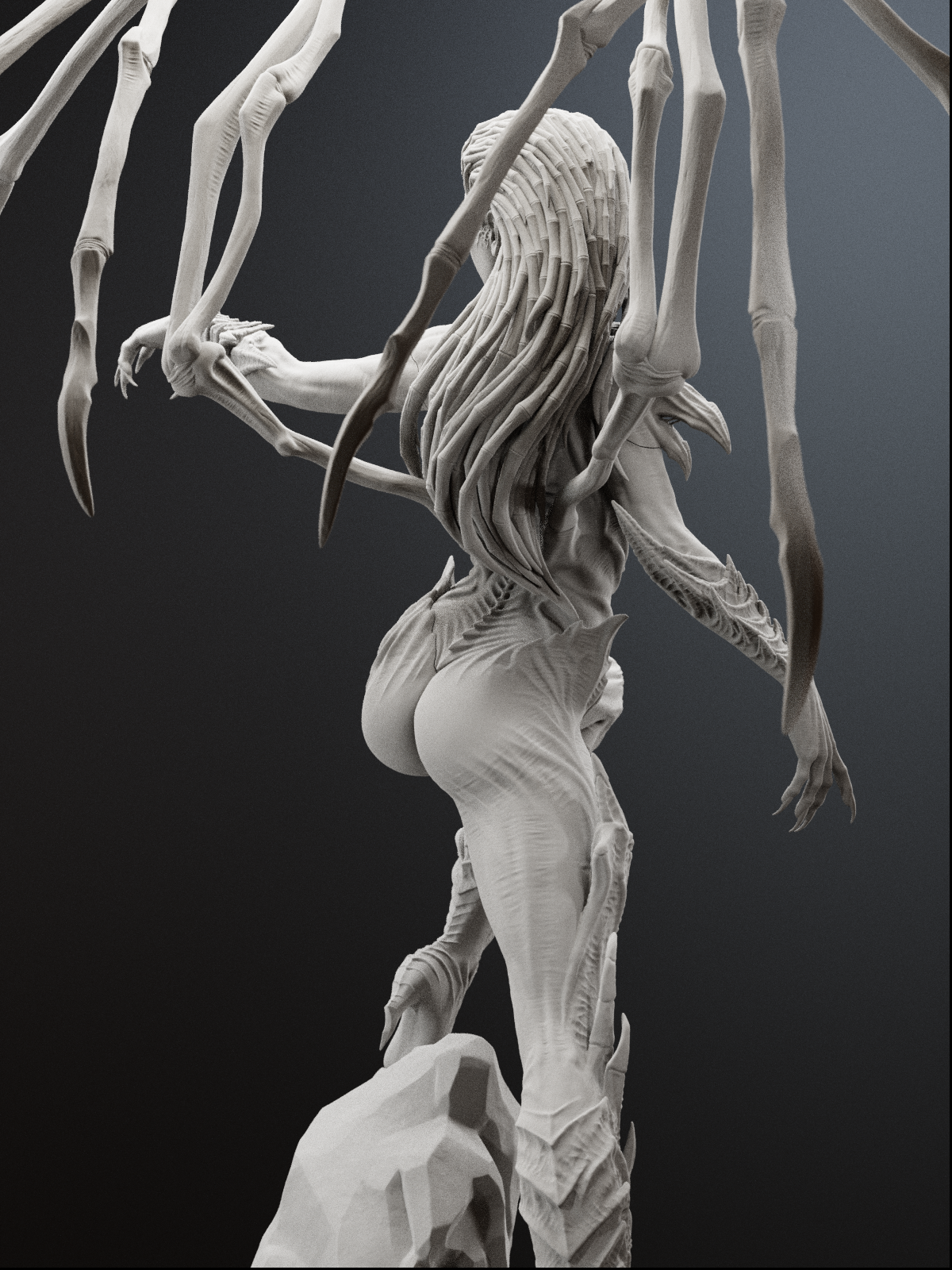 Queen of Blades Statue