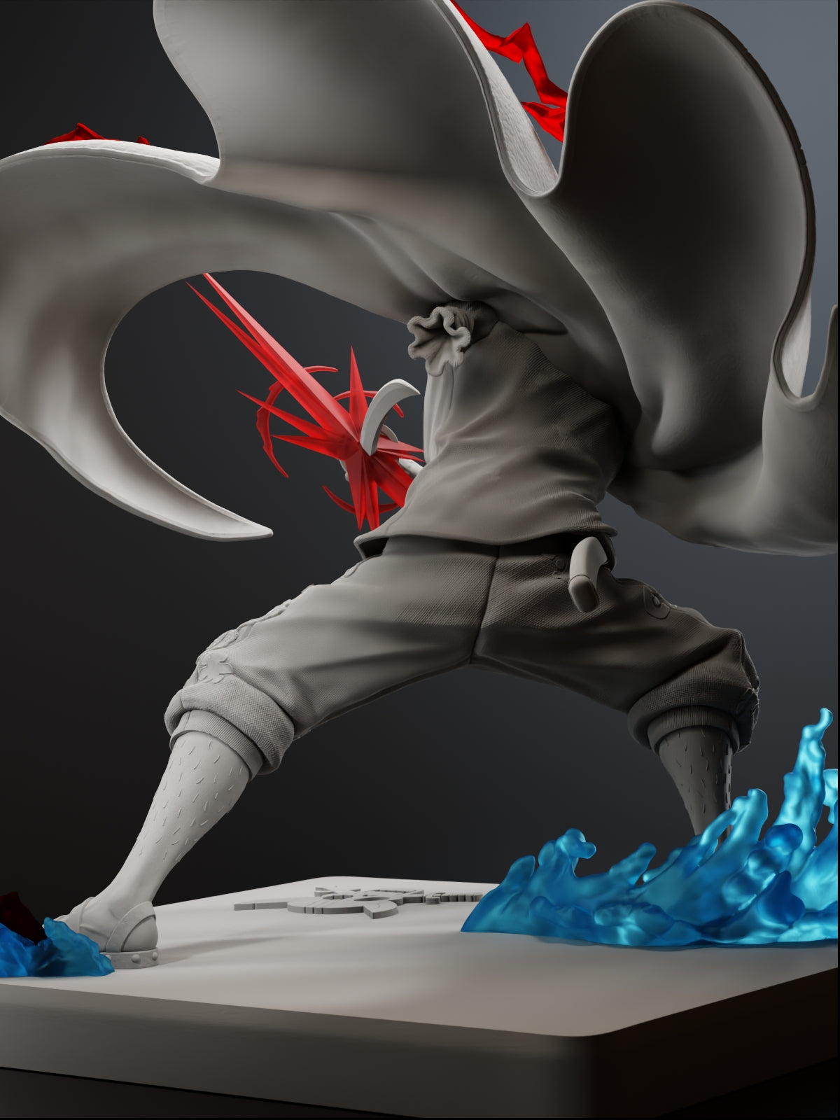 The Red Emperor | Maximum Detailed 12K 3D Printed Figure