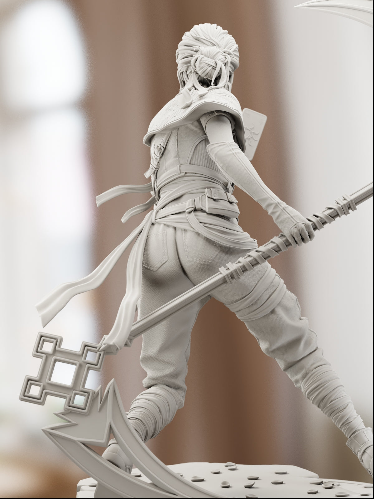 The Moon's Whisper | Maximum Detailed 12K 3D printed figure