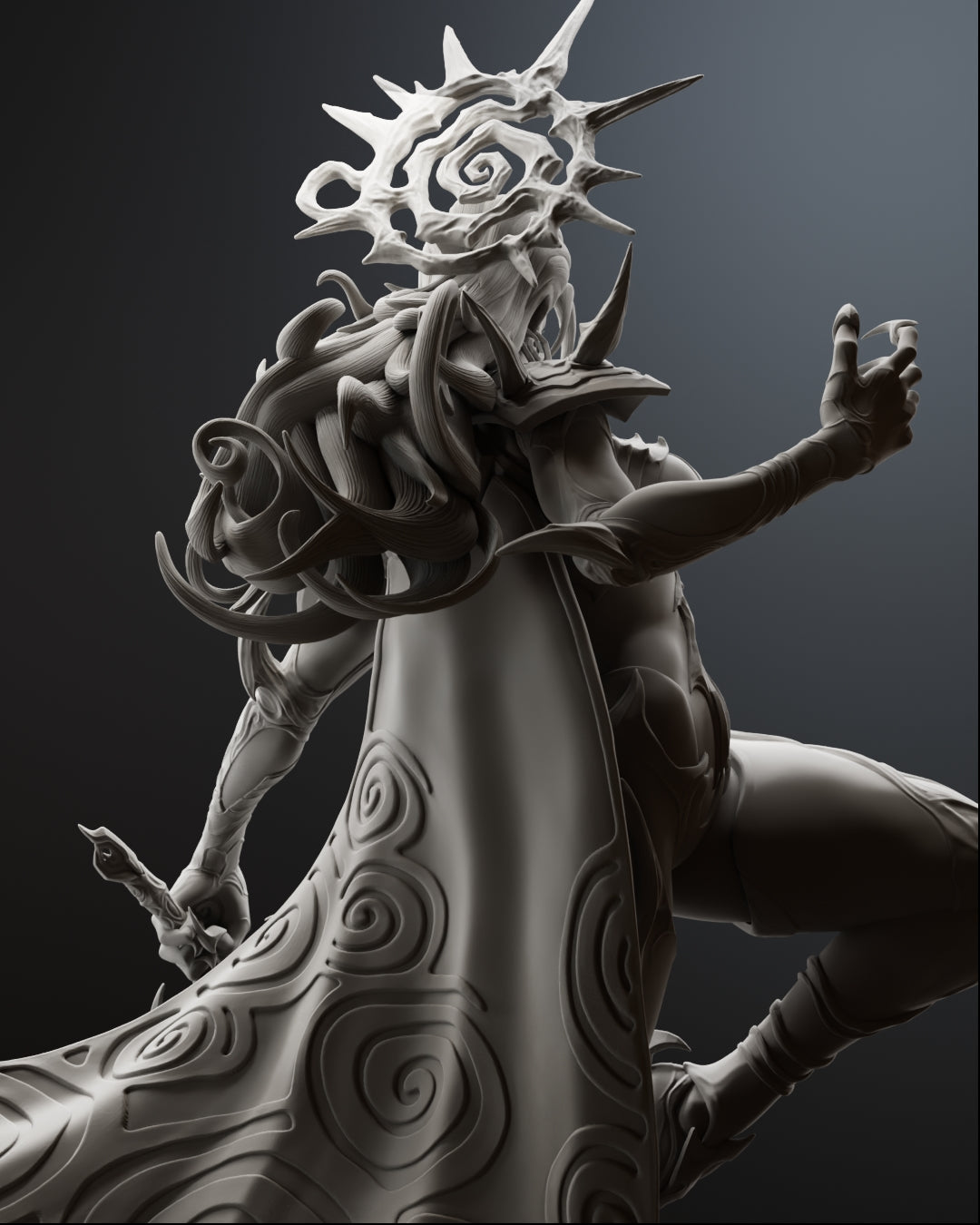 The Black Queen Statue