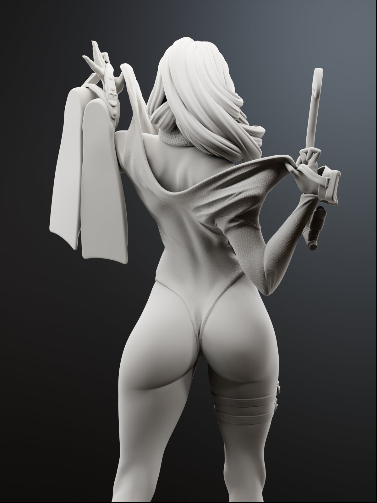 The Sleuth of the Sea | Maximum Detailed 12K 3D printed figure